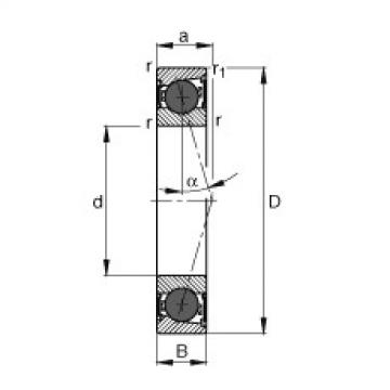 FAG Spindle bearings - HCB71908-C-2RSD-T-P4S