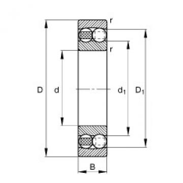 FAG Self-aligning ball bearings - 1208-TVH