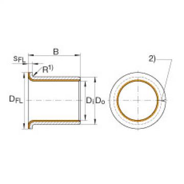 FAG Flanged bushes - EGF35260-E40-B