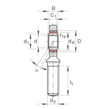 FAG Rod ends - GAL70-UK-2RS