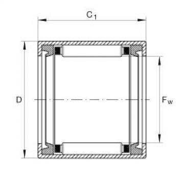 FAG Drawn cup needle roller bearings with open ends - SCE1012-PP