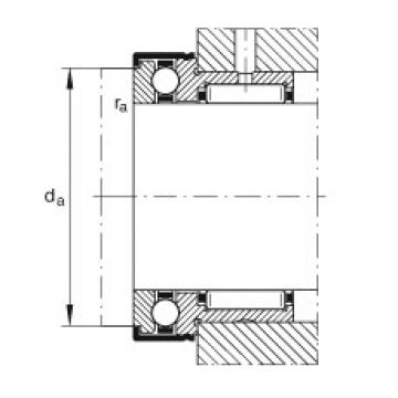 FAG Needle roller/axial ball bearings - NKX45-Z-XL