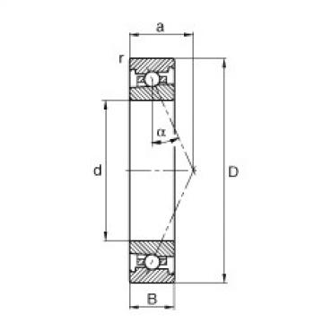 FAG Spindle bearings - HS7005-E-T-P4S