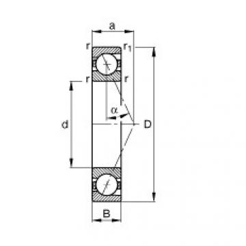 FAG Spindle bearings - B7004-E-T-P4S