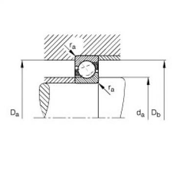 FAG Angular contact ball bearings - 7219-B-XL-MP