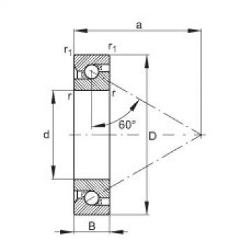 FAG Axial angular contact ball bearings - 7603035-TVP