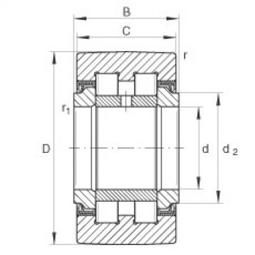 FAG Yoke type track rollers - PWTR2052-2RS-XL