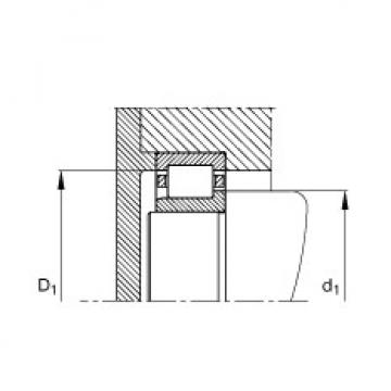 FAG Cylindrical roller bearings - NJ202-E-XL-TVP2