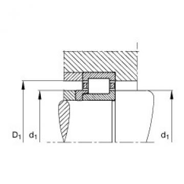 FAG Cylindrical roller bearings - NJ2222-E-XL-TVP2 + HJ2222-E