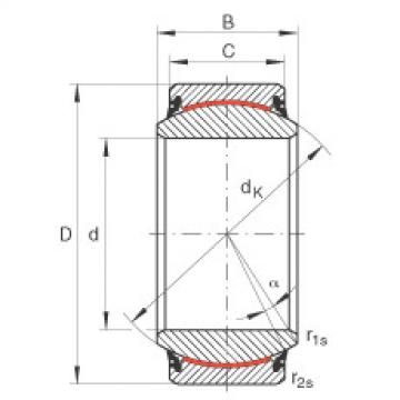 FAG Radial spherical plain bearings - GE45-UK-2RS