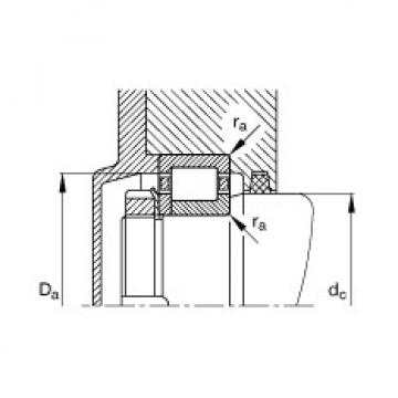 FAG Cylindrical roller bearings - NUP2317-E-XL-TVP2