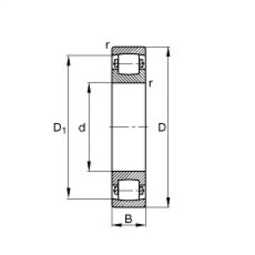 FAG Barrel roller bearings - 20317-MB