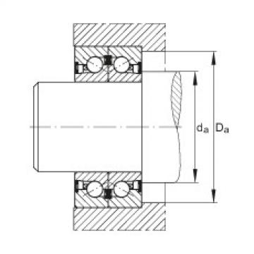 FAG Axial angular contact ball bearings - BSB2047-2Z-SU