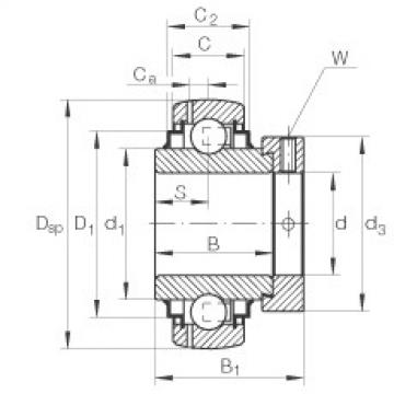 FAG Radial insert ball bearings - GE30-XL-KLL-B