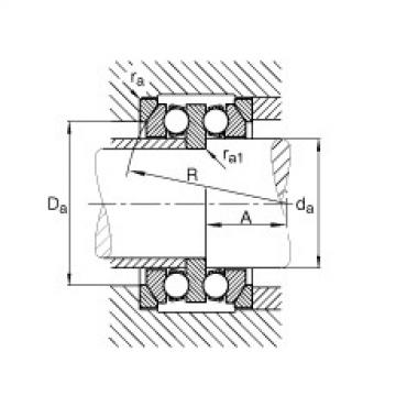 FAG Axial deep groove ball bearings - 54212 + U212