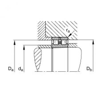 FAG Cylindrical roller bearings - NN3018-AS-K-M-SP