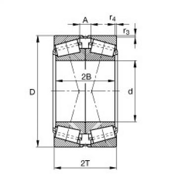 FAG Tapered roller bearings - 31306-A-N11CA-A50-90