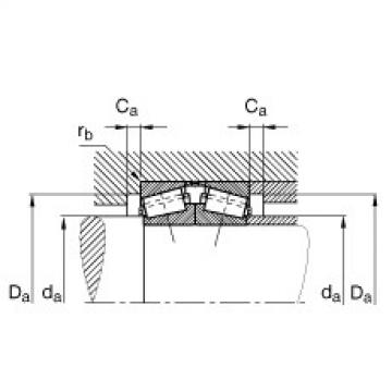 FAG Tapered roller bearings - 31322-X-DF-A120-160