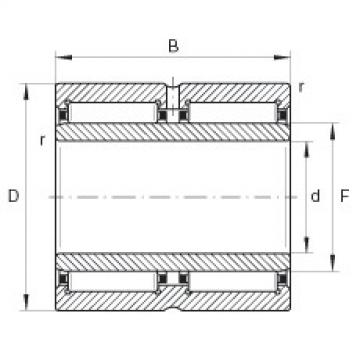 FAG Needle roller bearings - NA6917-ZW-XL