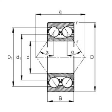 FAG Angular contact ball bearings - 3220