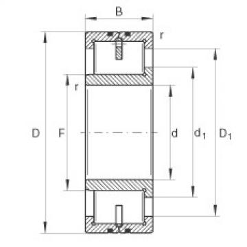 FAG Cylindrical roller bearings - LSL192318-TB-XL