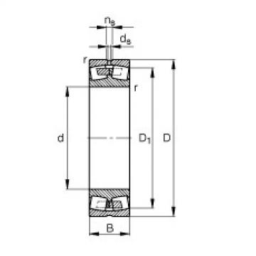 FAG Spherical roller bearings - 23222-E1A-XL-M