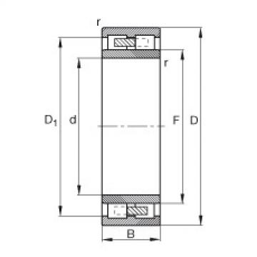 FAG Cylindrical roller bearings - NNU41/500-M