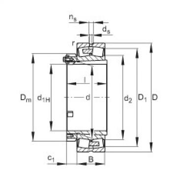 FAG Spherical roller bearings - 232/500-BEA-XL-K-MB1