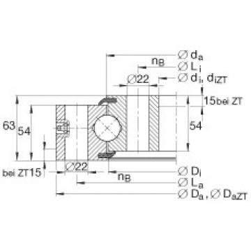 FAG Four point contact bearings - VSU251055