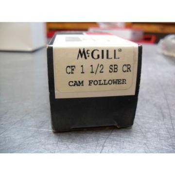 McGill CF 1 1/2 SB CR Flat Cam Follower Stainless Steel 1-1/2&#034;: Roller Dia.