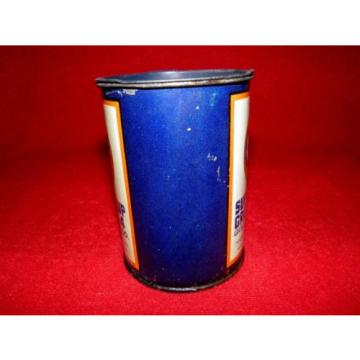 1938 ca. VINTAGE GULF SUPREM CUP GREASE #4, VERY CLEAN AND NICE METAL CAN, GAS