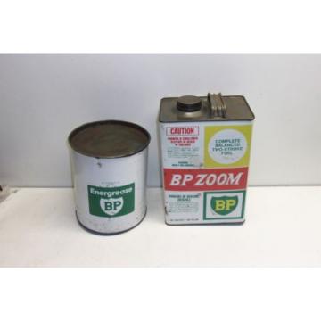 BP 1 GALLON OIL TIN &amp; 5LB GREASE TIN , LQQK