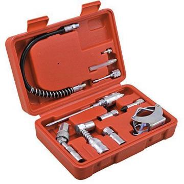 Tooluxe 61077L Grease Gun and Lubrication Accessory Kit | Zerk Fittings |