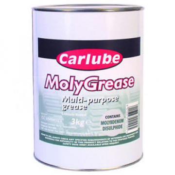 Carlube MolyGrease Multi-Purpose Grease Lithium Based High Melting Point 3kg