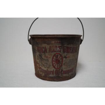 Antique Standard Oil Company Grease Bucket Old Gas Oil Automobile 10 Pounds