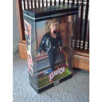 GREASE COLLECTOR--SEXY SANDY IN BLACK LEATHER--25TH ANNIVERSARY--NEW IN BOX