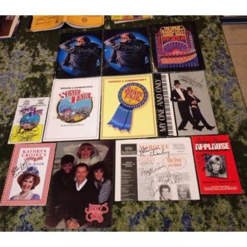 11 SIGNED Theatre Items, 36 Autographs Total, Grease , Jeff McBride, Tommy Tune+