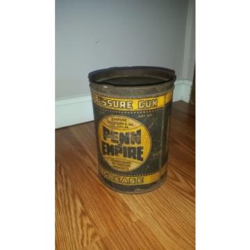 Penn Empire Grease Can Oil City PA Petrolium Oil Pennsylvania 1920s - 1930s