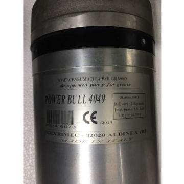 Flexbimec Power Bull 4049 Pneumatic Air Grease Pump 50:1 Ratio 13 Kg/Min 400 Bar