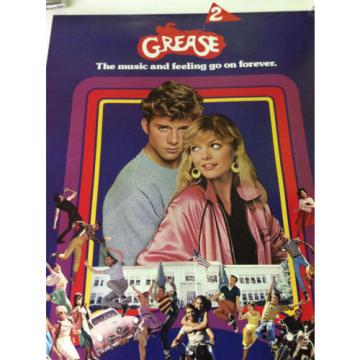 Original 1982 40&#034;x60&#034; Grease 2 rare large rolled movie poster NSS