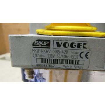  VOGEL MKU11-KW2-0005+428 GREASE LUBE OIL LUBRICATION PUMP 230V .1L/MIN 16BAR