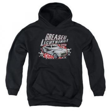 Grease Greased Lightening Big Boys Youth Pullover Hoodie BLACK