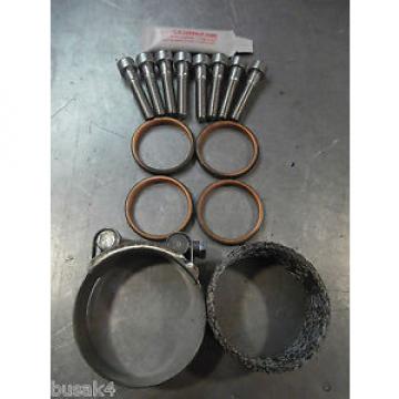 SUZUKI GSF 600 BANDIT EXHAUST REPAIR KIT GASKETS + BOLTS + CLAMP + GREASE