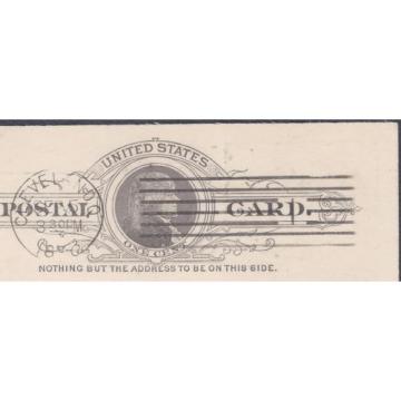 1893 #UX9 Advertising Card - The Acme Grease &amp; Oil Mfg Co., Cleveland