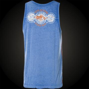 Affliction Tank Top AC Grease Blau