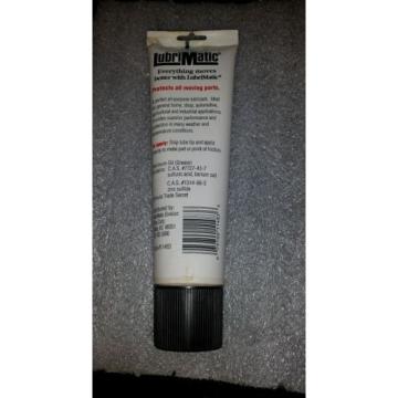 (Lubrimatic White Lithium Grease 8 oz Squeeze Tube. NOS.