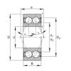 FAG Angular contact ball bearings - 3003-B-2RS-TVH #1 small image