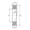 FAG Spindle bearings - HS7018-C-T-P4S