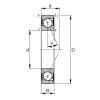 FAG Spindle bearings - B71920-E-2RSD-T-P4S