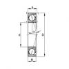 FAG Spindle bearings - B7005-C-T-P4S #1 small image